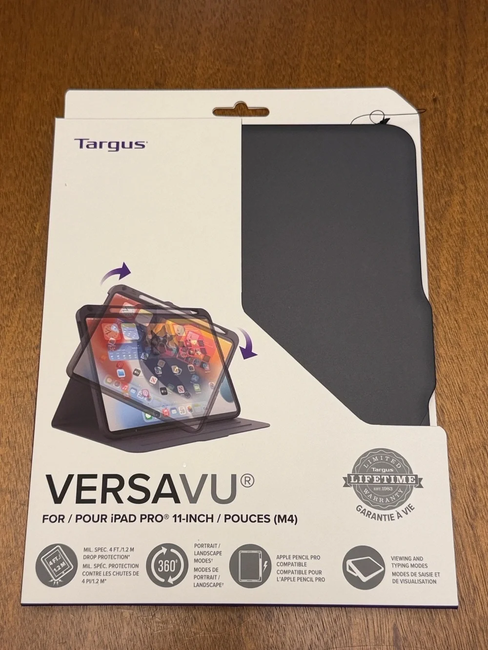 VersaVu® Slim Case for iPad Pro® 11-inch (M5/M4) - MODEL NUMBER:THZ986GL
